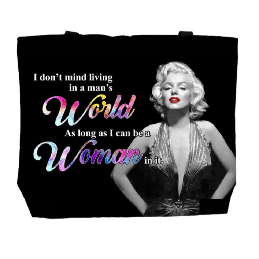 Woman Marilyn Monroe Tote Bag Purse Large Shoulder Shopping Gift Photo New NWT